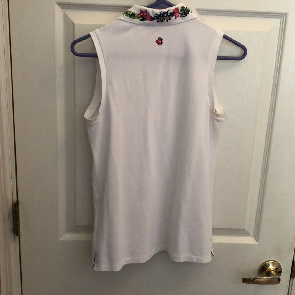 Polo Golf Ralph Lauren White Top Sz Small Petite - Picture 6 of 8